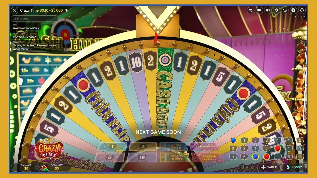 Comment commencer à gagner à la table Crazy Time ? Comment commencer à gagner à la table Crazy Time ?